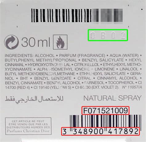 do fake perfumes have batch codes
